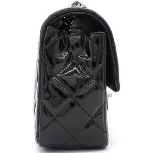 Classic Flap Mini Patent Leather Black