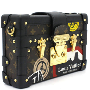 Limited Edition Leather World Tour Petite Malle Bag