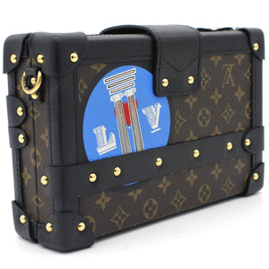 Limited Edition Leather World Tour Petite Malle Bag