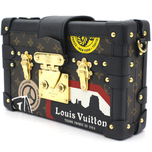Limited Edition Leather World Tour Petite Malle Bag