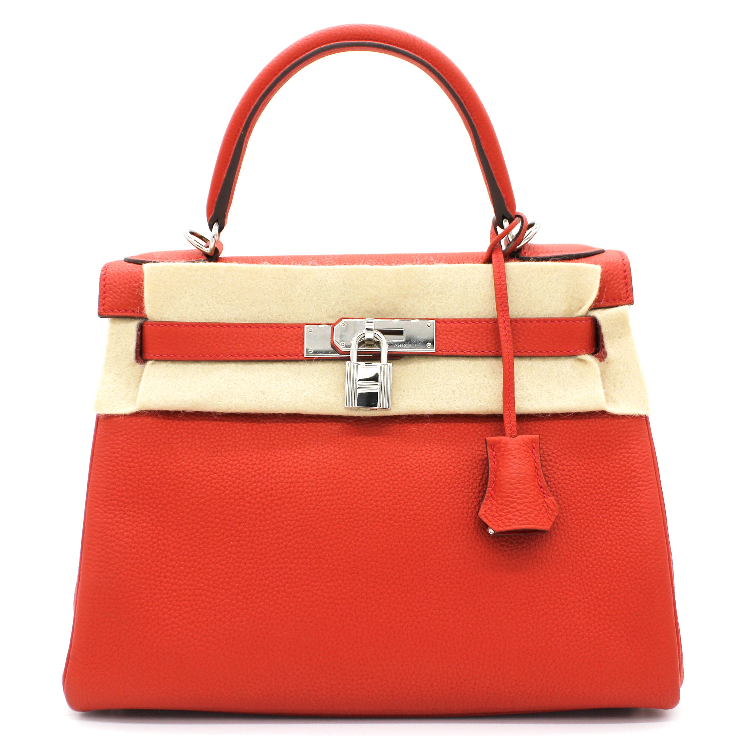 Géranuim Togo Leather Kelly 28