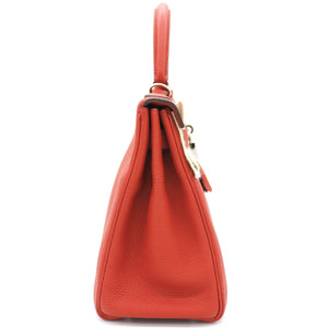 Géranuim Togo Leather Kelly 28