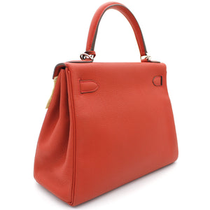 Géranuim Togo Leather Kelly 28