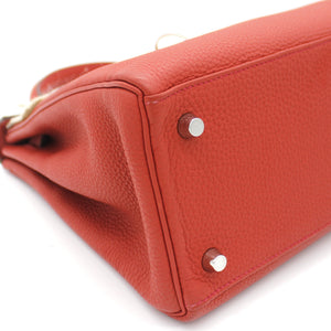 Géranuim Togo Leather Kelly 28
