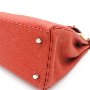 Géranuim Togo Leather Kelly 28