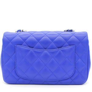 Classic Flap Mini Lambskin Blue