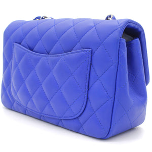 Classic Flap Mini Lambskin Blue