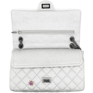 Silver 2.55 Canvas Reissue Space Charms 227 Flap Bag