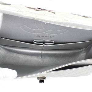 Silver 2.55 Canvas Reissue Space Charms 227 Flap Bag