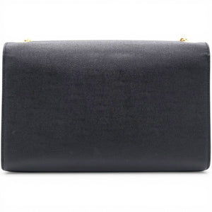 Black Leather Small Kate Shoulder Bag