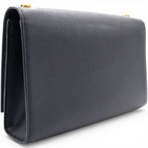 Black Leather Small Kate Shoulder Bag