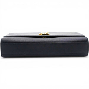 Black Leather Small Kate Shoulder Bag