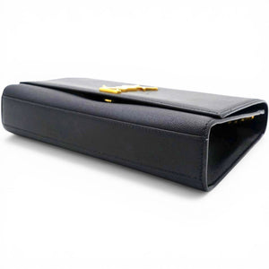 Black Leather Small Kate Shoulder Bag