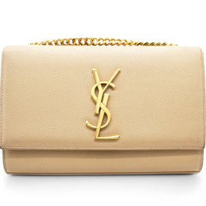 Grain De Poudre Monogram Kate Satchel Nude Powder