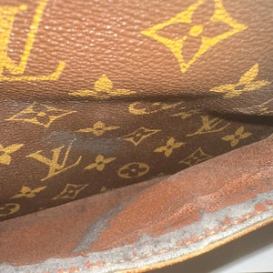 Monogram Compiegne 28 Leather Clutch Bag