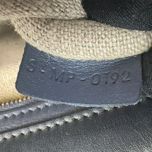 Calfskin Fabric Medium Black/Navy/Natural Trapeze