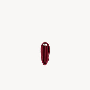YSL Cassandre Large Flap Wallet In Lambskin - DEEPLY RED