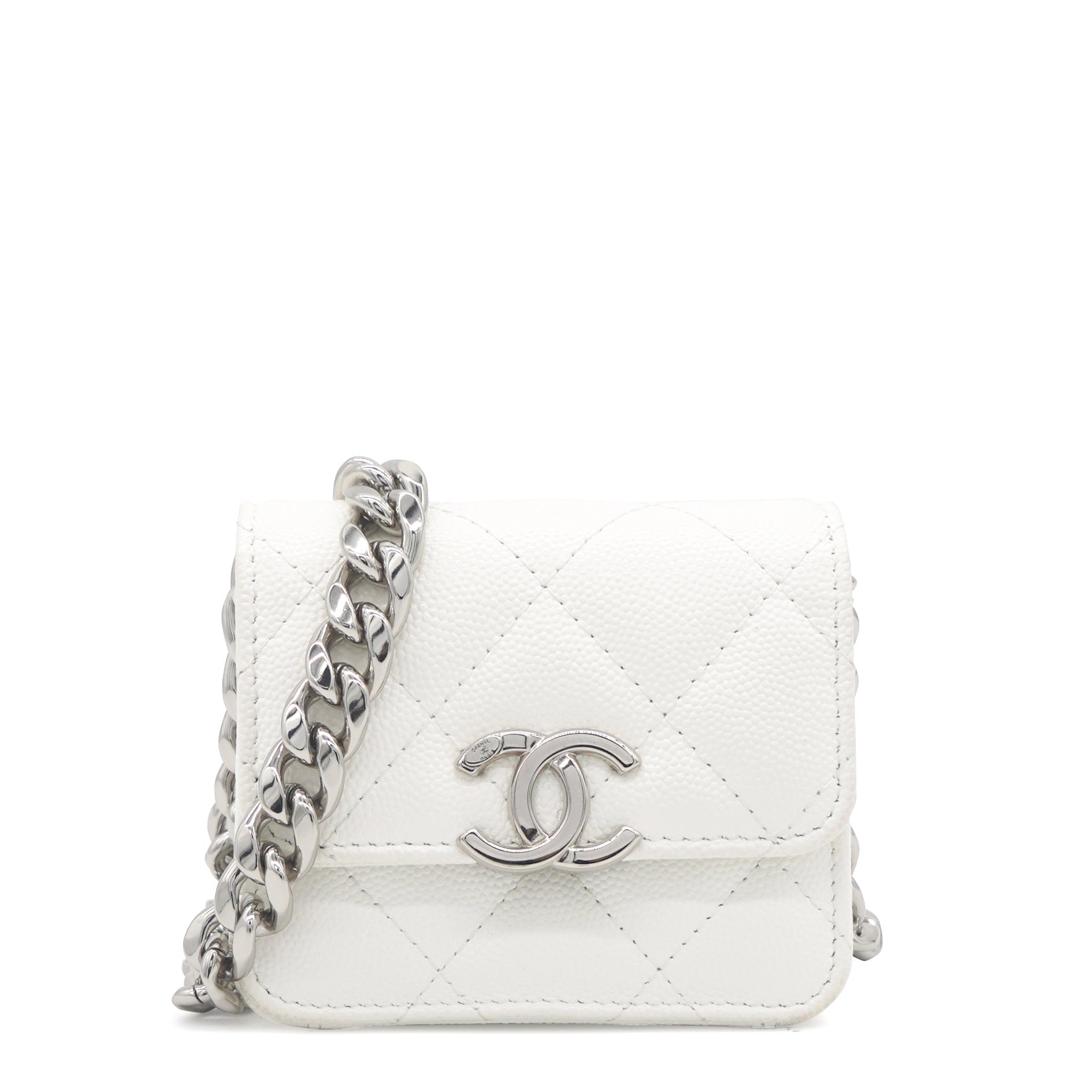 CC Calfskin white 2022 Mini