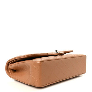 Chanel Caviar Quilted Medium Double Flap Light Brown