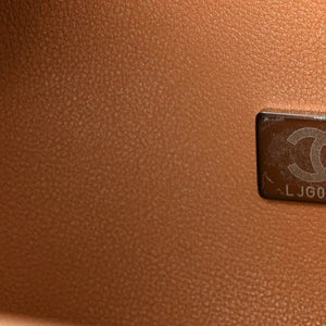 Chanel Caviar Quilted Medium Double Flap Light Brown
