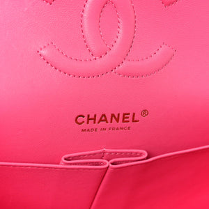 Chanel Caviar Quilted Medium Double Flap Pink