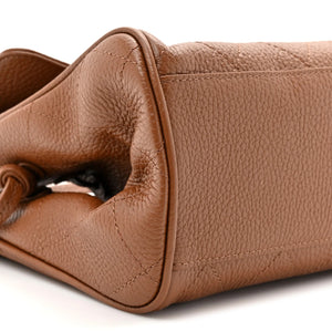 Chanel Grained Calfskin Stitched Urban Essentials Small Shopping Bag Camel