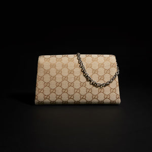 Gucci Dionysus Small Shoulder Bag GG Canvas - sand and brown GG canvas