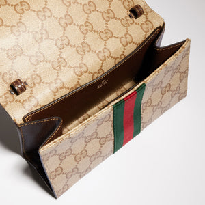 Gucci GG Small Pouch With Strap And Web
