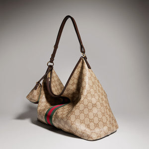 Gucci GG Large Shoulder Bag With Web