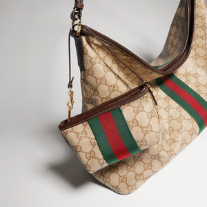Gucci GG Large Shoulder Bag With Web