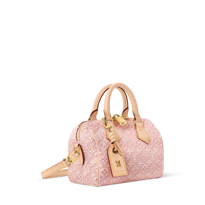 LOUIS VUITTON Speedy Bandoulière 20 Monogram Emblème Rose Ruban Other Monogram Canvas