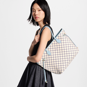 Louis Vuitton Damier Azur Neverfull mm Tote Bag