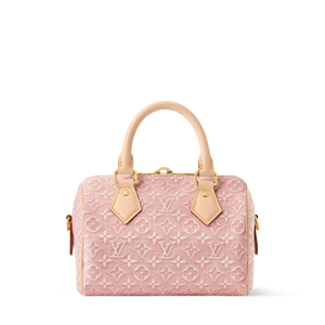 LOUIS VUITTON Speedy Bandoulière 20 Monogram Emblème Rose Ruban Other Monogram Canvas