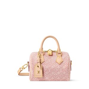 LOUIS VUITTON Speedy Bandoulière 20 Monogram Emblème Rose Ruban Other Monogram Canvas