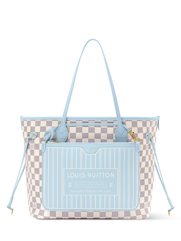 Louis Vuitton Damier Azur Neverfull mm Tote Bag