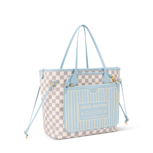 Louis Vuitton Damier Azur Neverfull mm Tote Bag