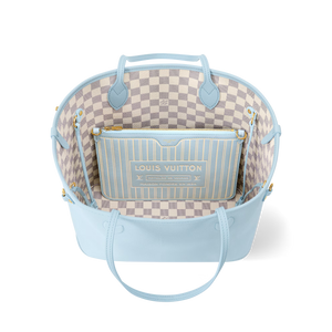 Louis Vuitton Damier Azur Neverfull mm Tote Bag