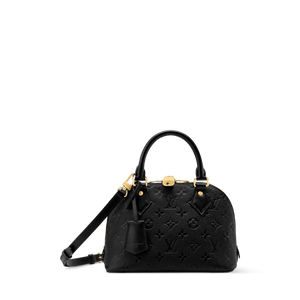 Louis Vuitton Black Monogram Empreinte Leather Neo Alma BB