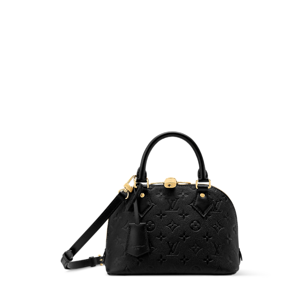 Louis Vuitton Black Monogram Empreinte Leather Neo Alma BB