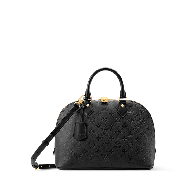Louis Vuitton Black Monogram Empreinte Leather Neo Alma PM