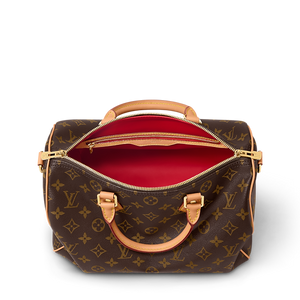 LOUIS VUITTON Speedy Soft 30 Crafty Monogram Red Sari Monogram