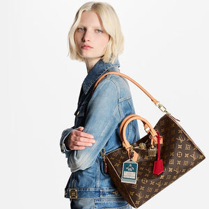 LOUIS VUITTON Speedy Soft 30 Crafty Monogram Red Sari Monogram