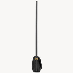 YSL Loulou Toy Crossbody In Matelasse Lambskin - BLACK