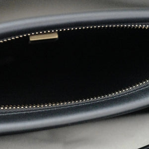 Chanel 26s Large Shopping Bag Black Ecru Wool Gold Hardware
