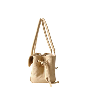 Grained Calfskin Stitched Urban Essentials Small Shopping Bag