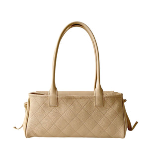 Grained Calfskin Stitched Urban Essentials Small Shopping Bag