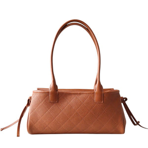 Grained Calfskin Stitched Urban Essentials Small Shopping Bag