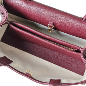 Grained Calfskin Stitched Urban Essentials Small Shopping Bag