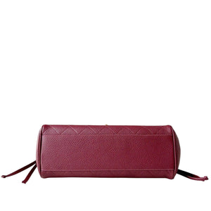 Grained Calfskin Stitched Urban Essentials Small Shopping Bag