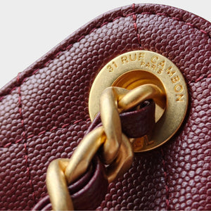 25 Quilted Leather Drawstring Handbag